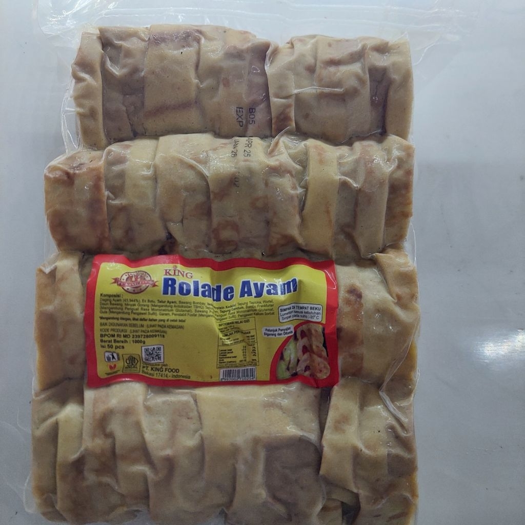 

ROLADE AYAM 1kg/ROLADE KING/ROLADE PREMIUM/COD