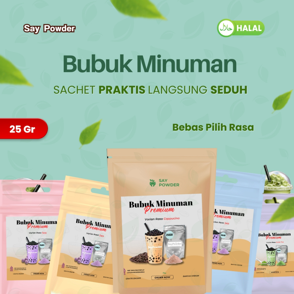 

Bubuk Minuman Rasa Premium 25 Gram Aneka Rasa Coklat Varian Coklat Serbuk Premium Halal Best Seller