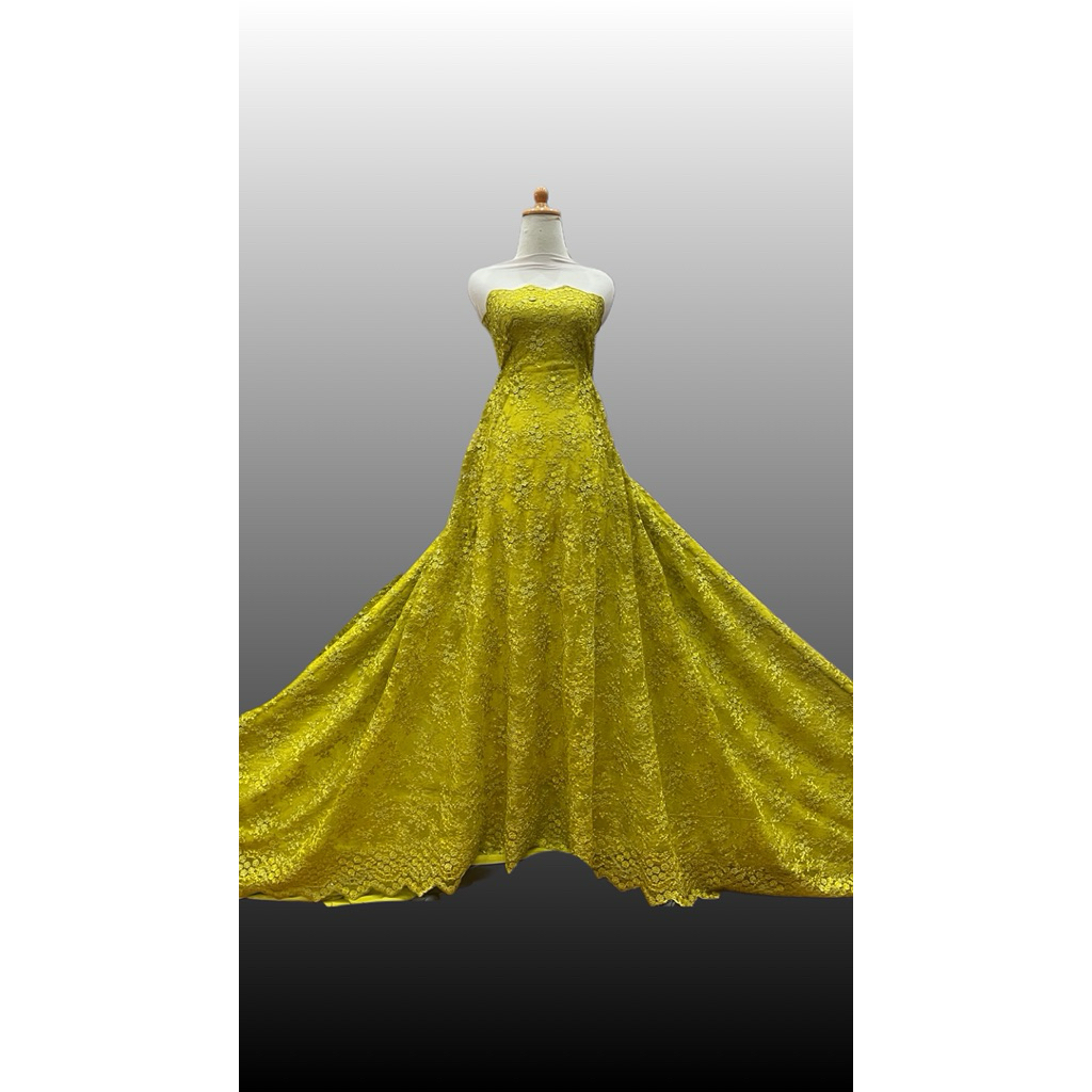 Tulle Bordir Flower 3D ( Bahan Lembut Lapisan chantily )