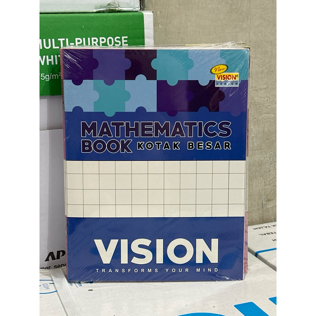 

Buku Tulis Vision Kotak Besar 30 (isi 10 buku)