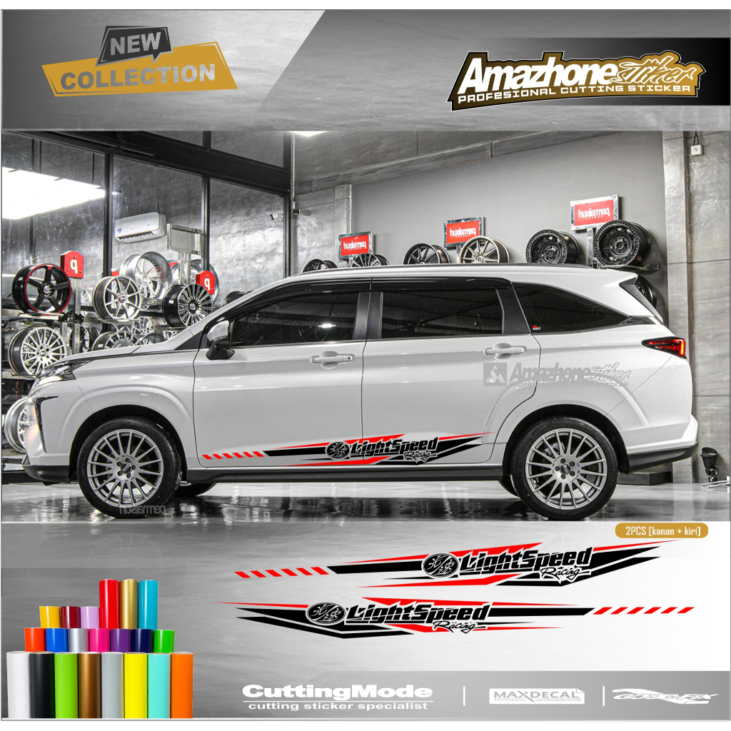 Sticker All New Avanza Veloz Xenia 2022 2023 Body Sticker