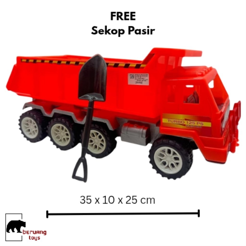 [COD] Mainan Truk Pasir Anak Bak Pasir Lurus dan Miring