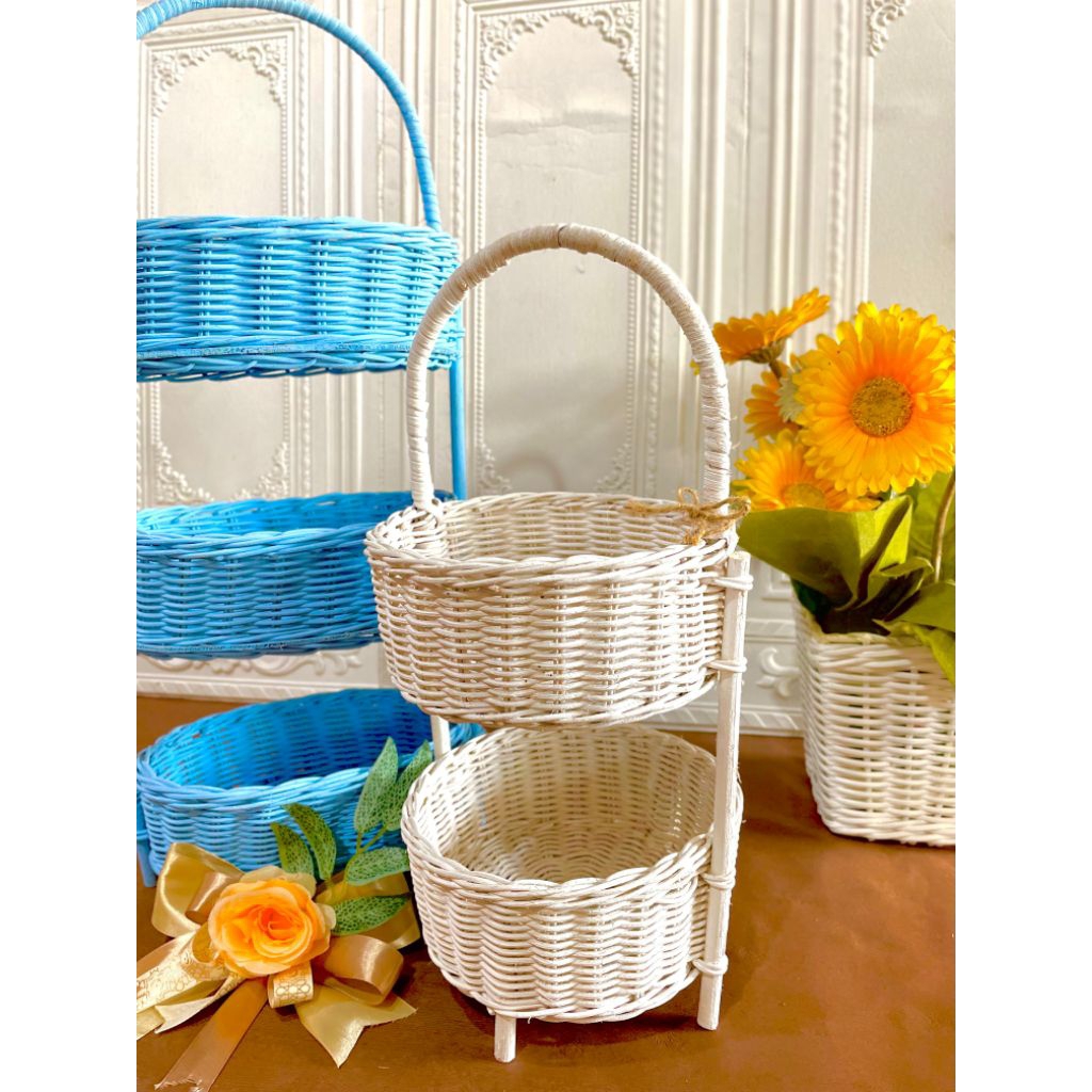 Keranjang Rotan Susun