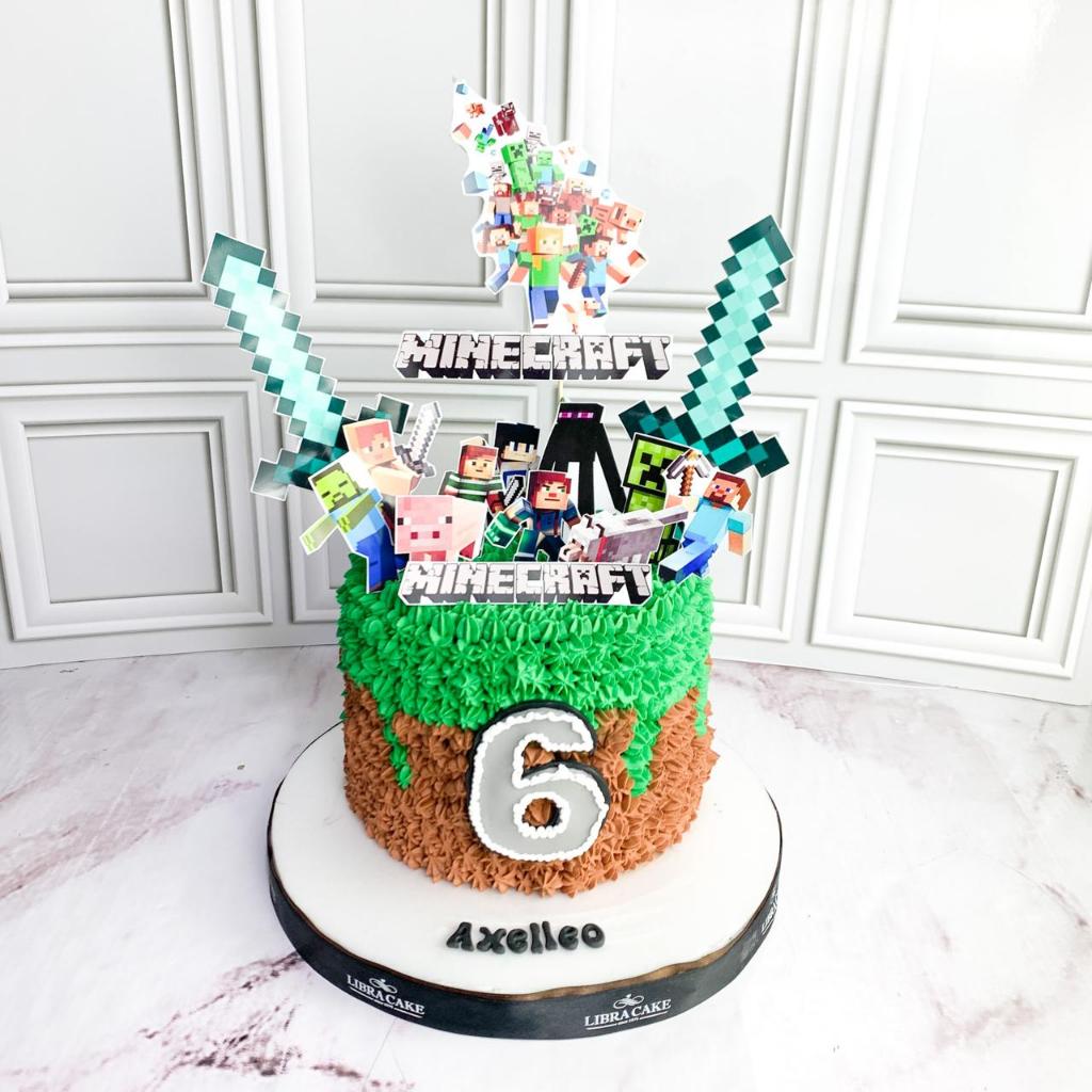 

Kue Ulang tahun/Birthday Cake/Kue Ultah Tema Minecraft/Minecraft Cake/Kue Birthday Jakarta