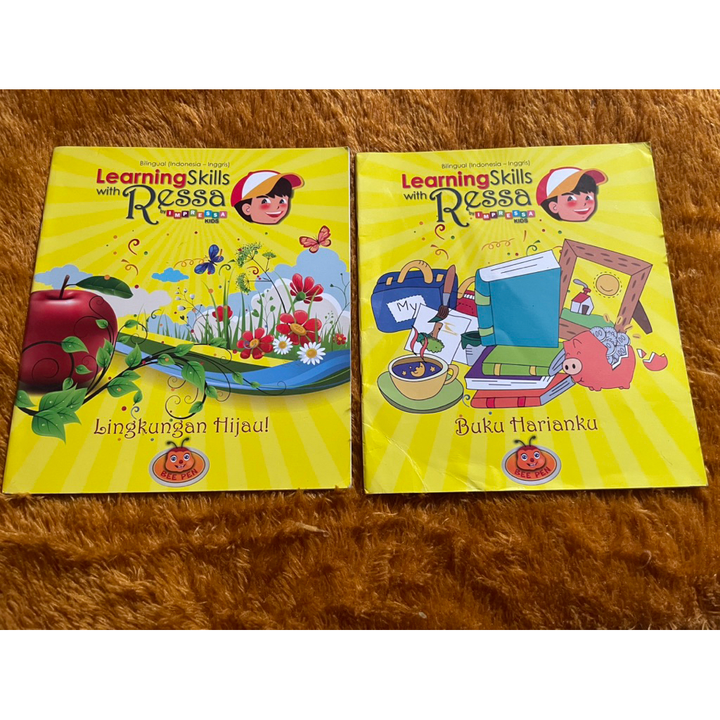 Buku preloved Learning Skills with Ressa( 2 buku)