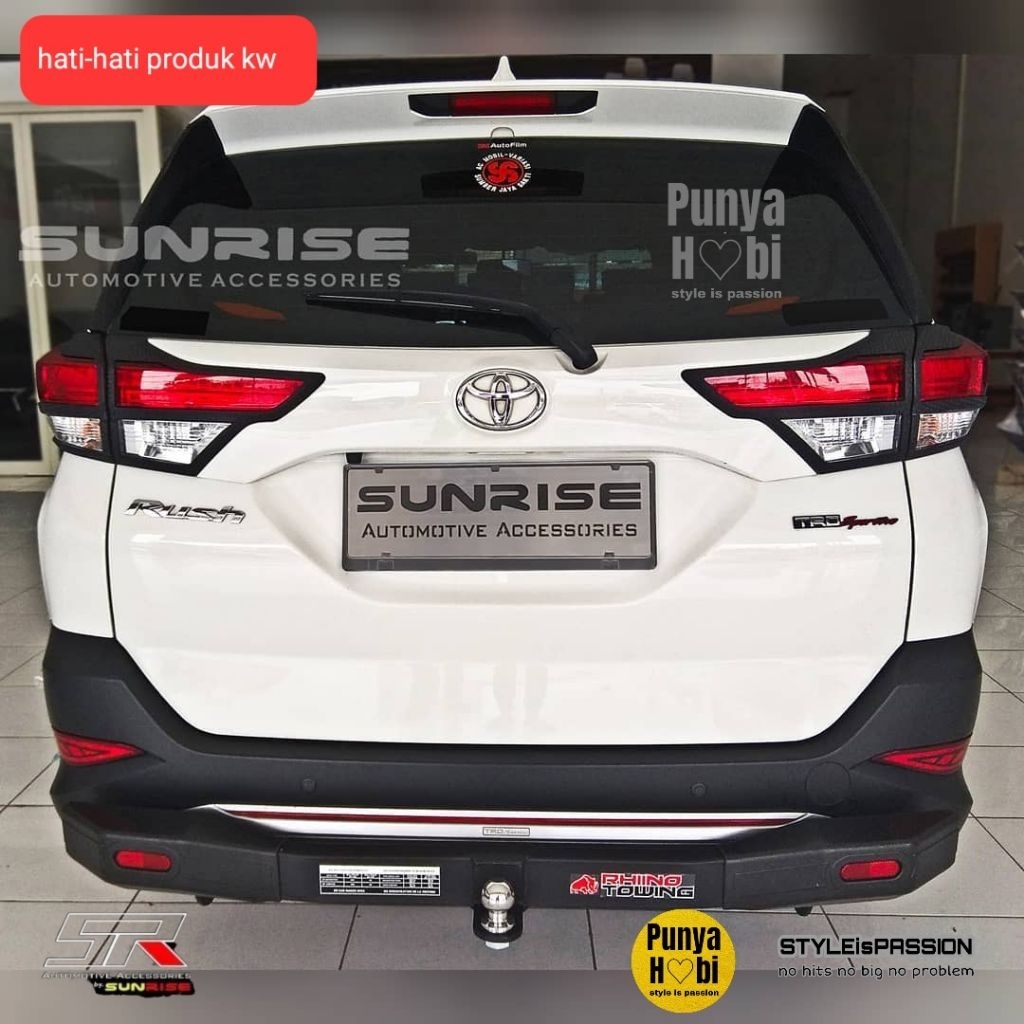 Towing Bar Pelindung Belakang Toyota Rush GR Sport 2025
