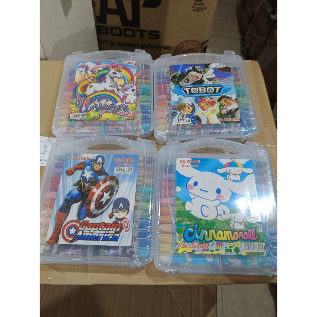 

CRAYON OIL PASTEL NON TOXIC 24 WARNA