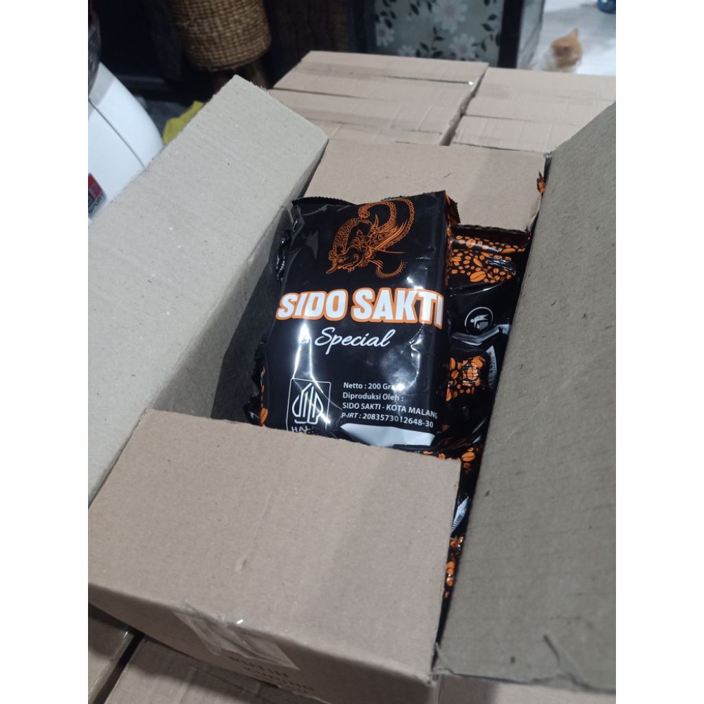 

kopi bubuk sidosakti grosir kartonan/kopi robusta kemasan 200gr termurah