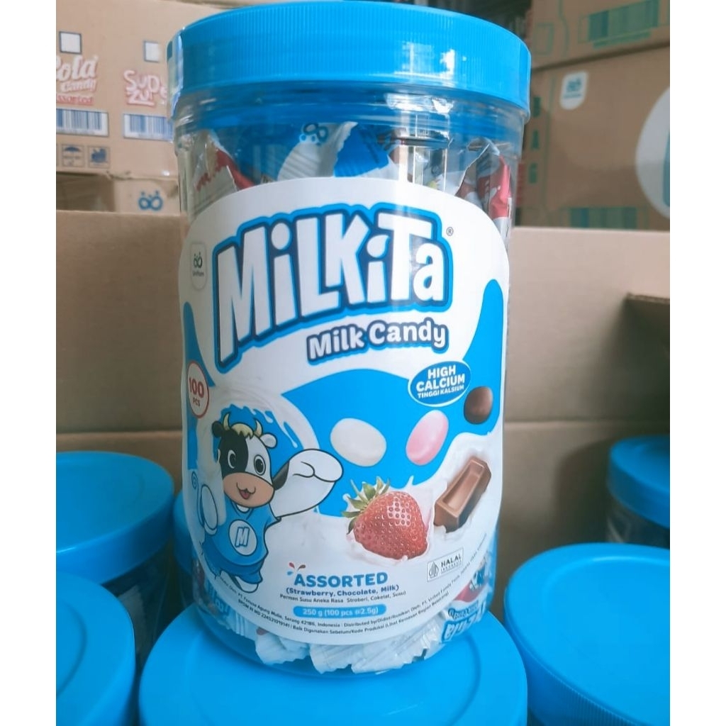 

Milkita Candy 1 Toples Isi 100pcs