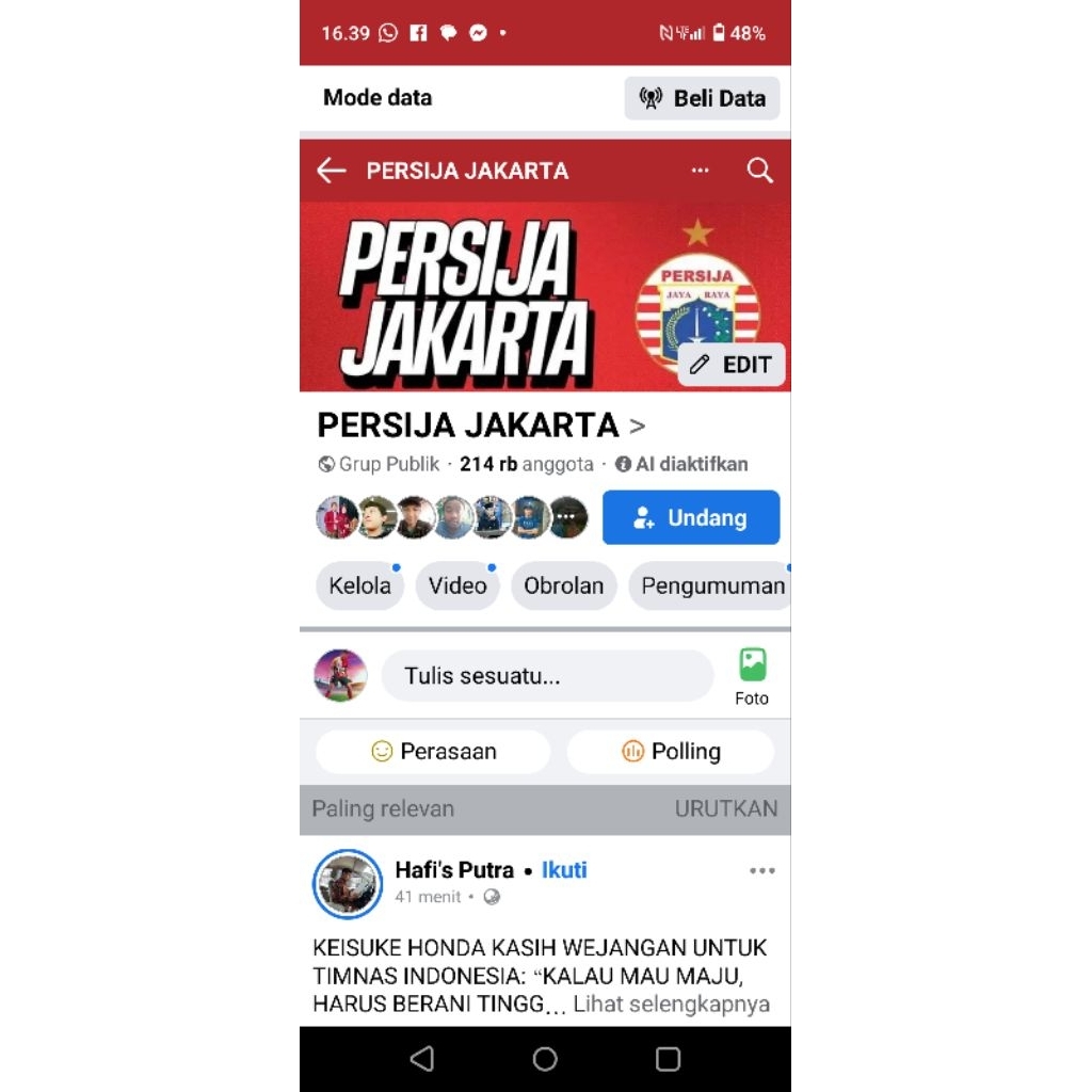Grup Fb Bola Berkualitas