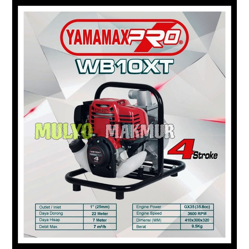 POMPA AIR WATERPUMP YAMAMAX PRO 1" 4 TAK WB10XT
