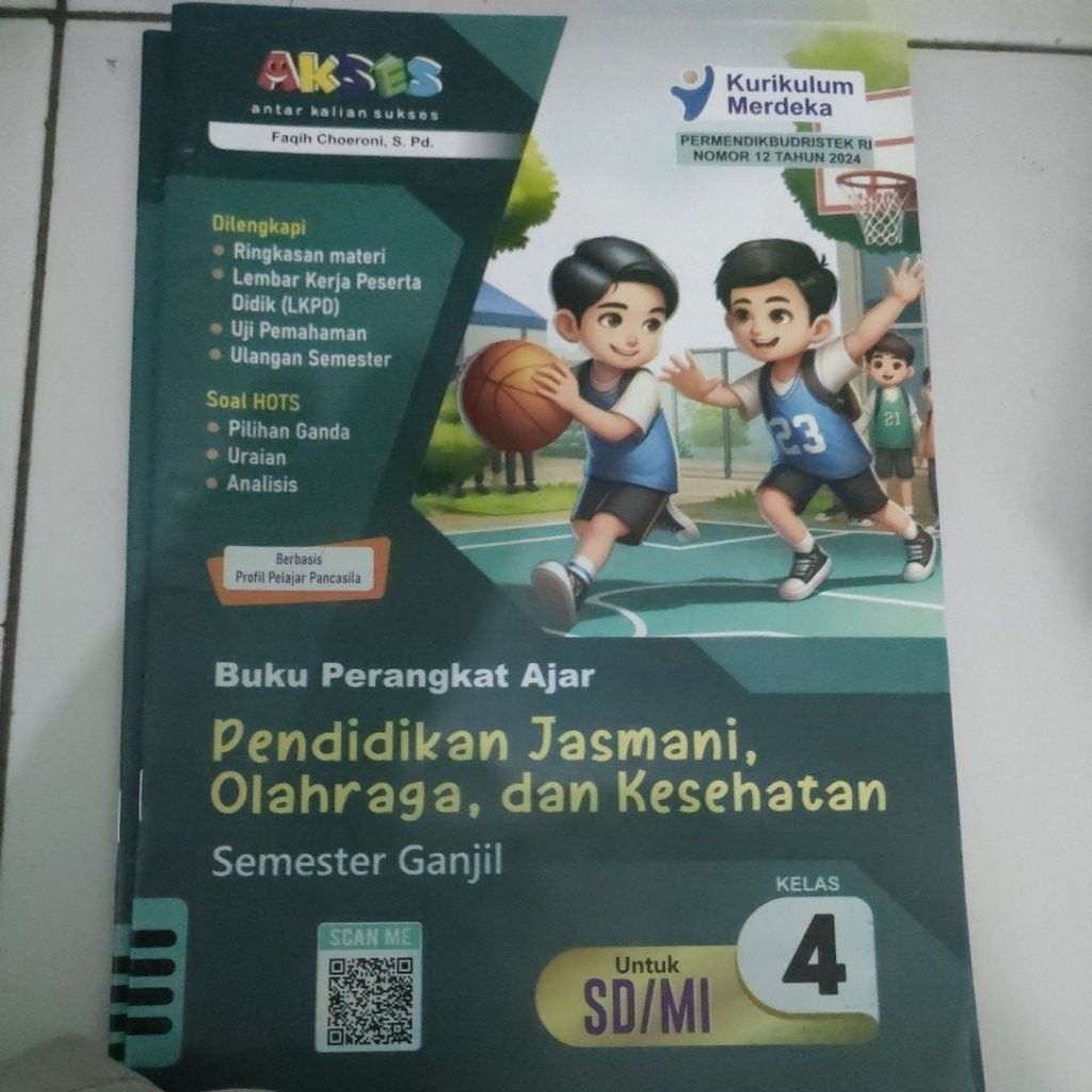 Lks Akses Pendidikan Jasmani,Olah Raga dan Kesehatan (PJOK) kelas 4 semester 1