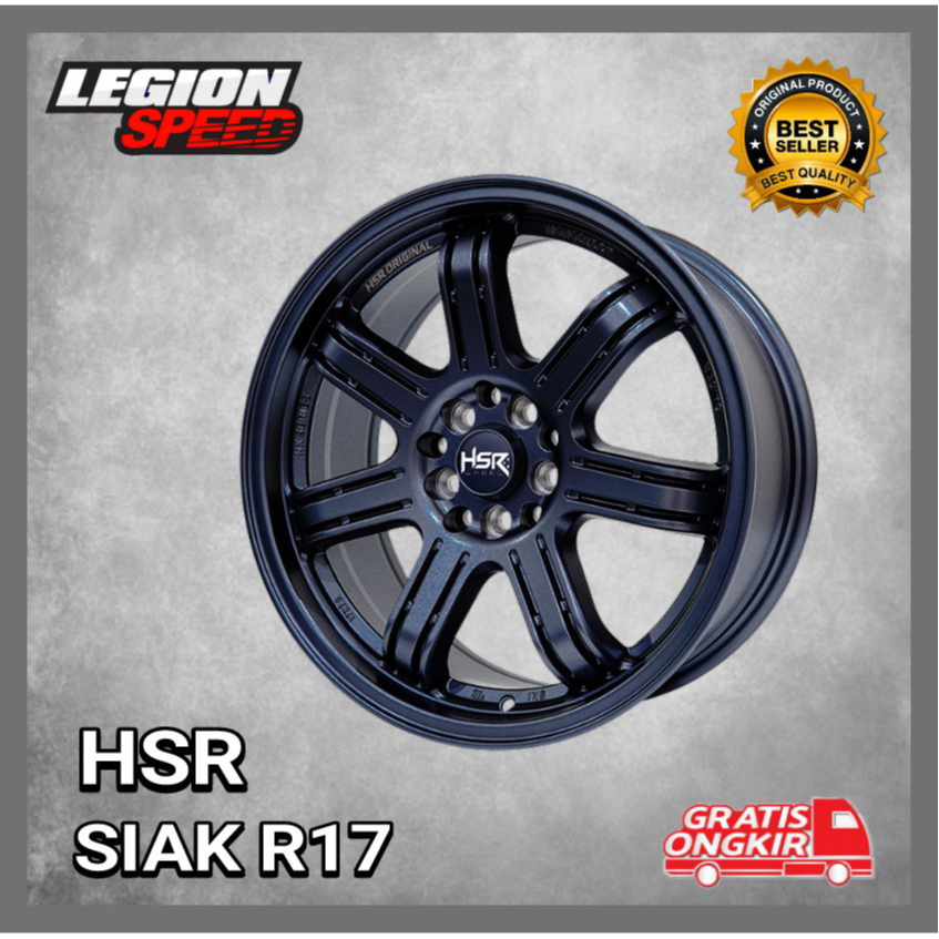 VELG HSR MODEL PALANG R17 ET42 UNTUK MOBIL VELOZ SIENTA ALTIS DLL VELG HSR SIAK R17