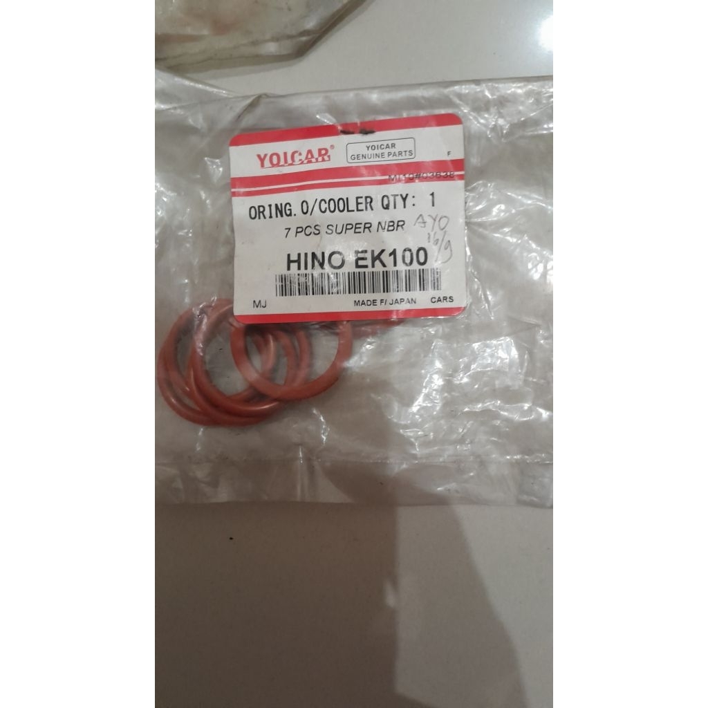 Oring cooler hino EK100