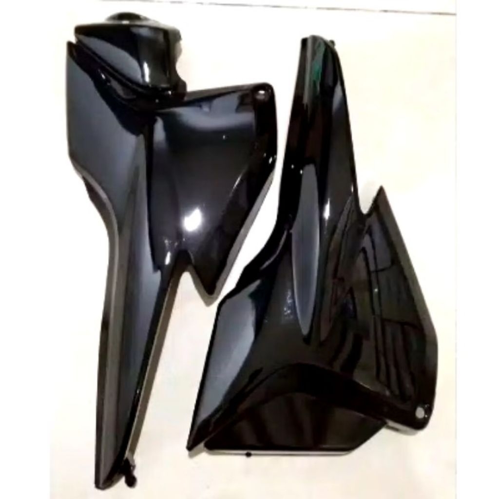 Box Tutup Cover Accu Honda MegaPro New PRIMUS Hitam metalik bahan tebal mirip original