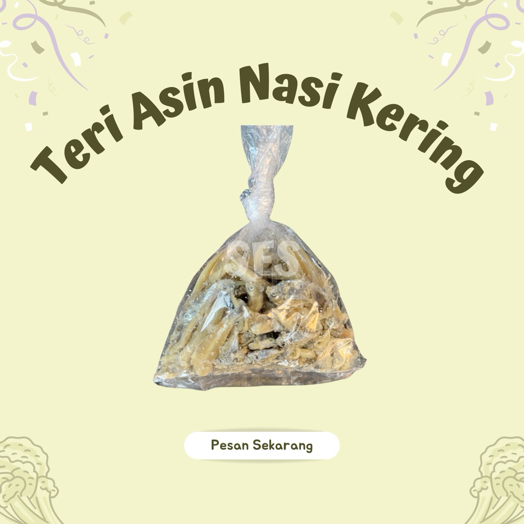 

Teri Nasi Kering - Sayur Fresh Solo
