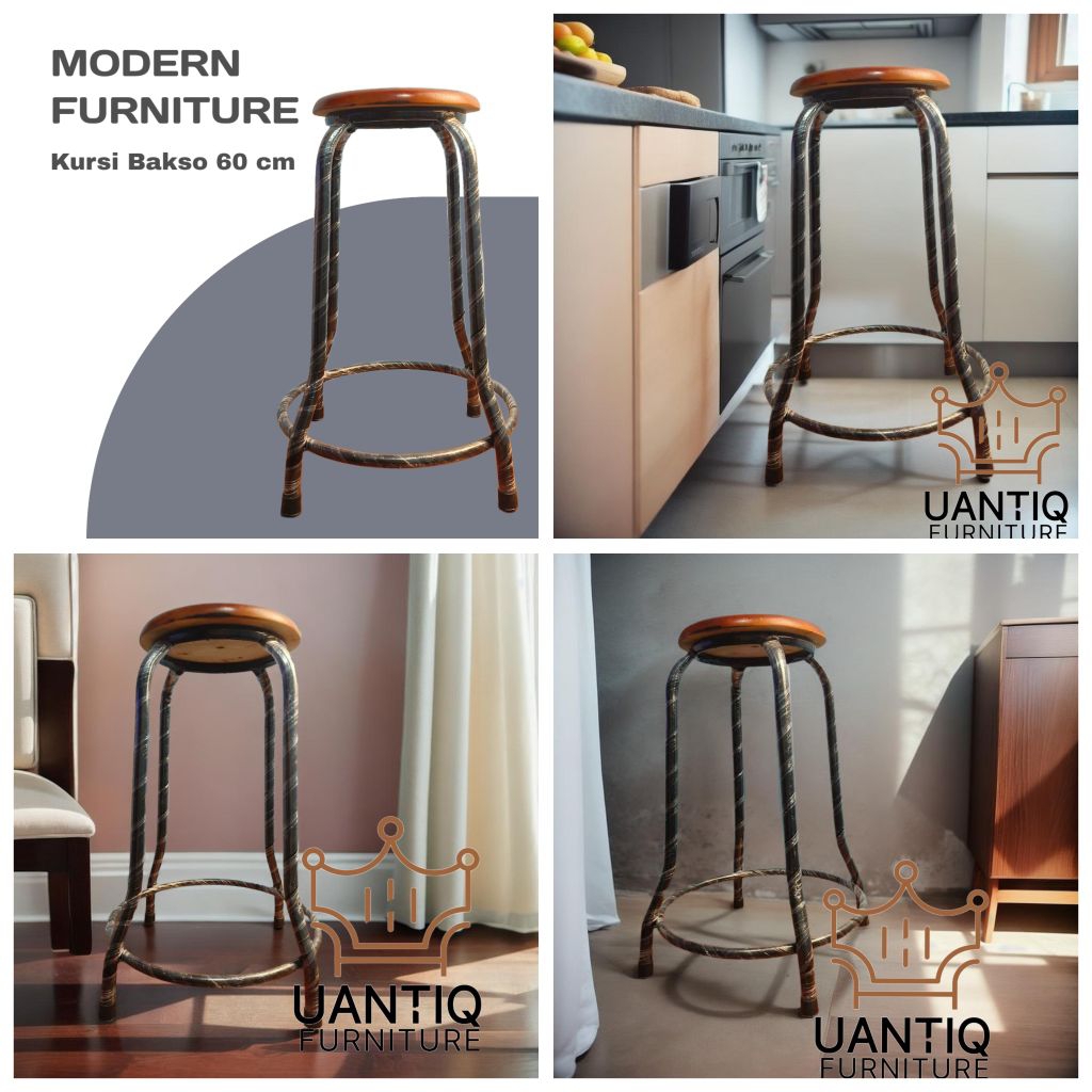 kursi  60 cm 4 pcs kursi bakso/kursi toko/kursi warung/kursi plastik/kursi teras