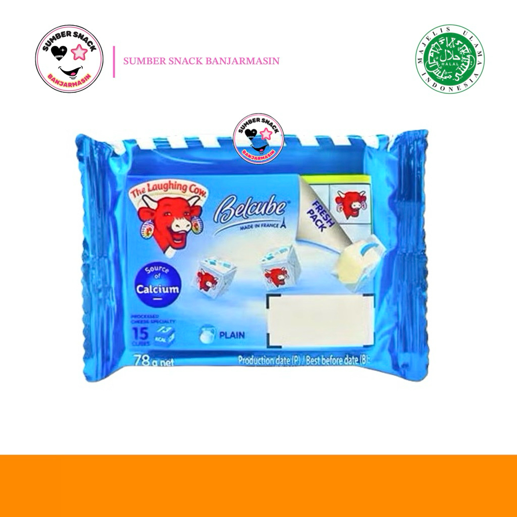 

Belcube Plain Keju Mpasi (Isi 15 Pcs/Pack) (15x5,2g) (78g)