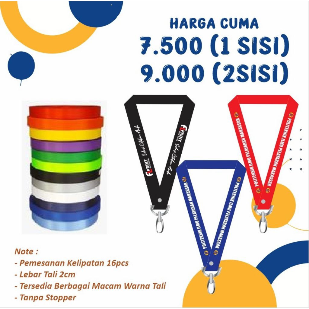 

LANYARD SABLON DTF (1 SISI)