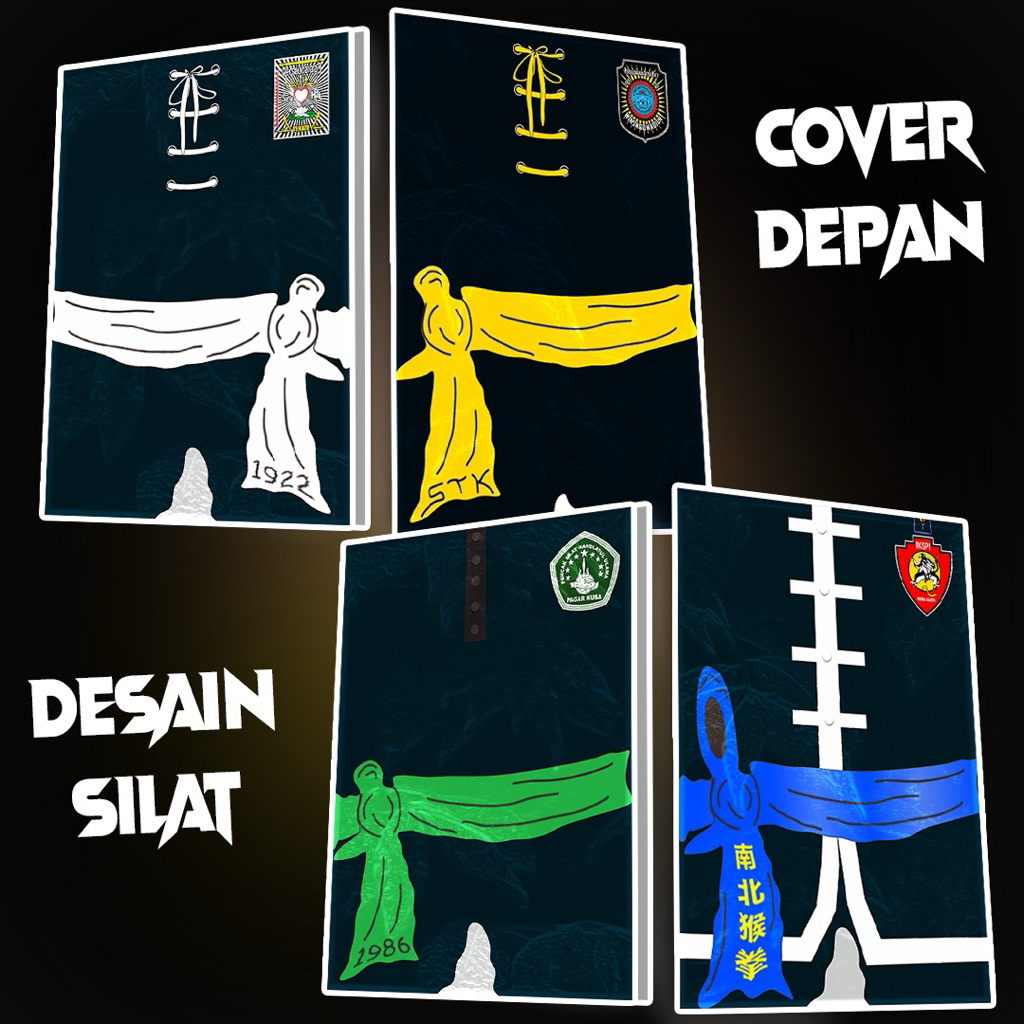 

Buku Tulis Sekolah Ukuran A5 Custom Desain Sakral Silat