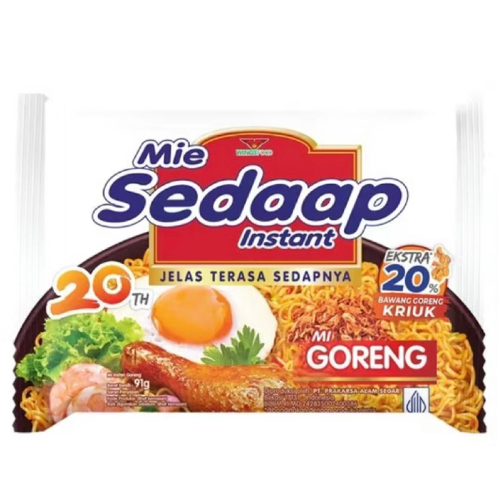 

Mie Sedaap Mi Goreng 91g