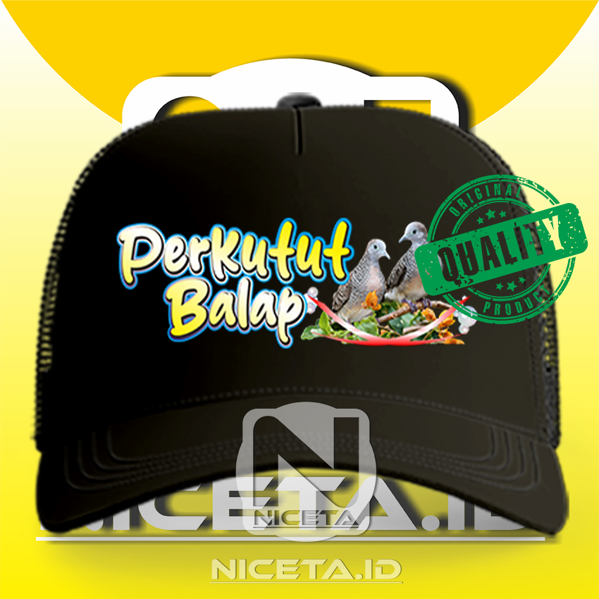 NICETA.ID TOPI PERKUTUT BALAP TRUCKER JARING PREMIUM