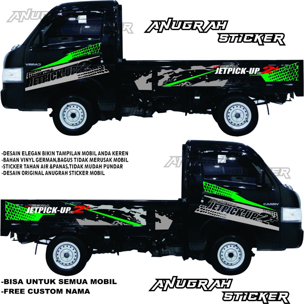 STICKER STIKER MOBIL CARRY LIST BODY SAMPING PICKUP SUZUKI CARRY TERBARU