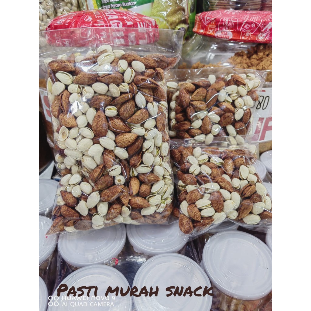 

mixNuts Pistachio Almond Kulit 500 Gr