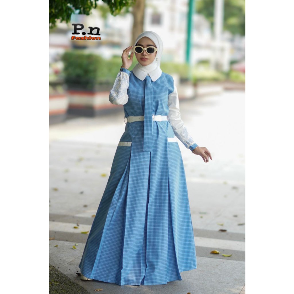 Dress wanita, fashion muslim, dress wanita, hijab dress, muslim wanita, dress busui, gamis linggam, 