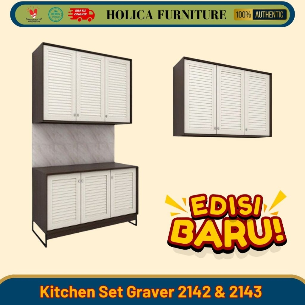 Kitchen Set Graver 2 pintu & 3 pintu - Termurahhh