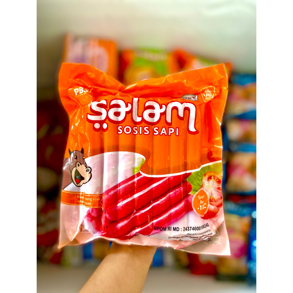 

SALAM sosis sapi 500gr/ sosis sapi frozen