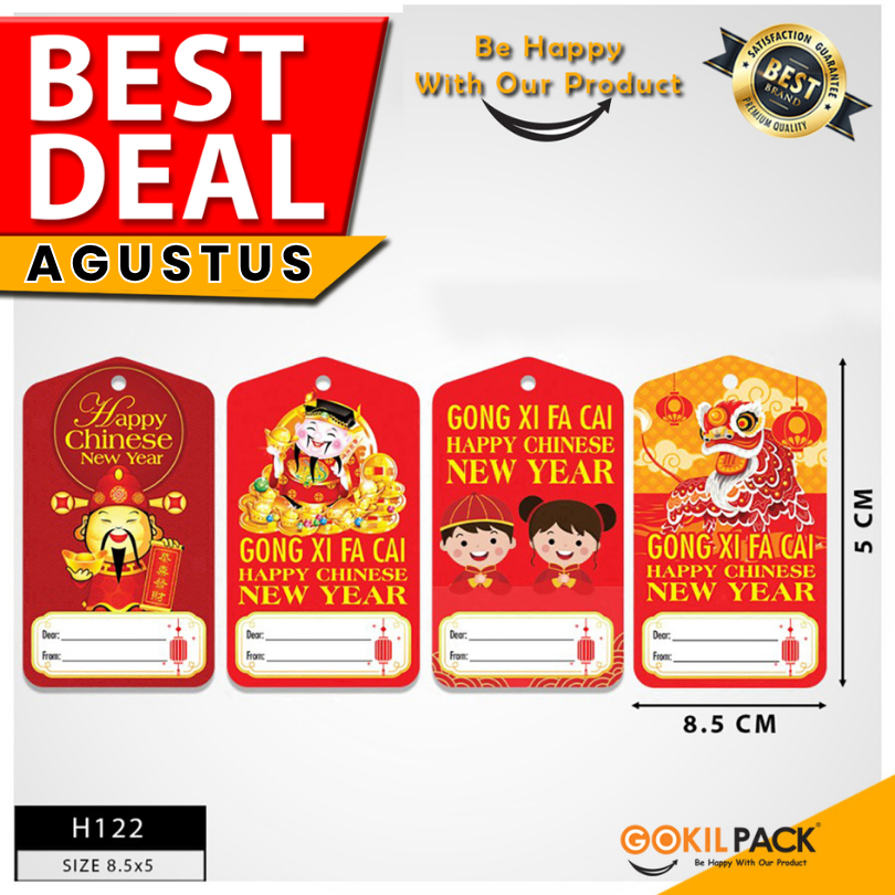 

Hangtag Imlek|Label Imlek|Hangtag Murah|Uk.8.5x5 cm|H122 - All Variant