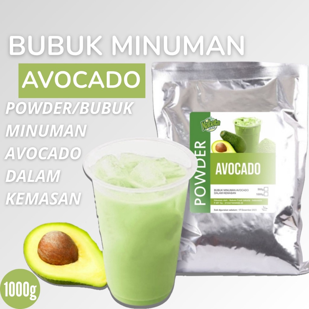 

Bubuk Minuman Rasa Alpukat Nabata Drink 1 kg Powder Avocado 1000kg
