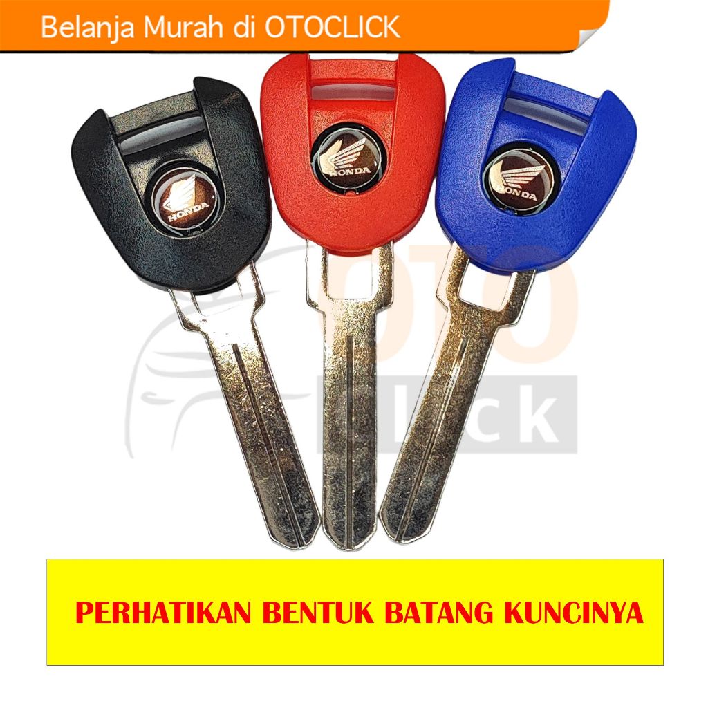 Kunci Motor Key Blank Bahan Duplikat Honda CBR 250 RR Tempat Chip Immobilizer