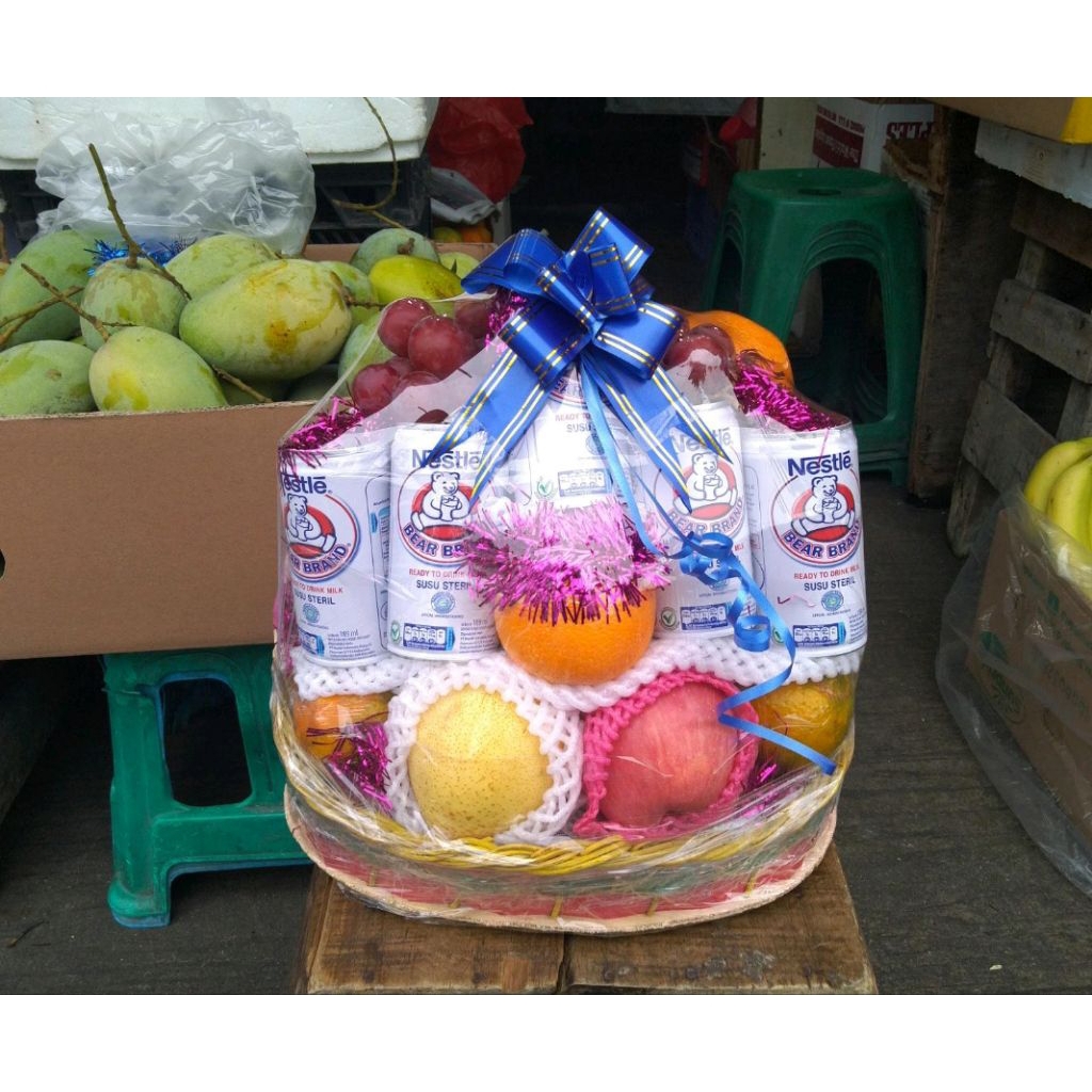 

Parcel buah mix minuman susu 12