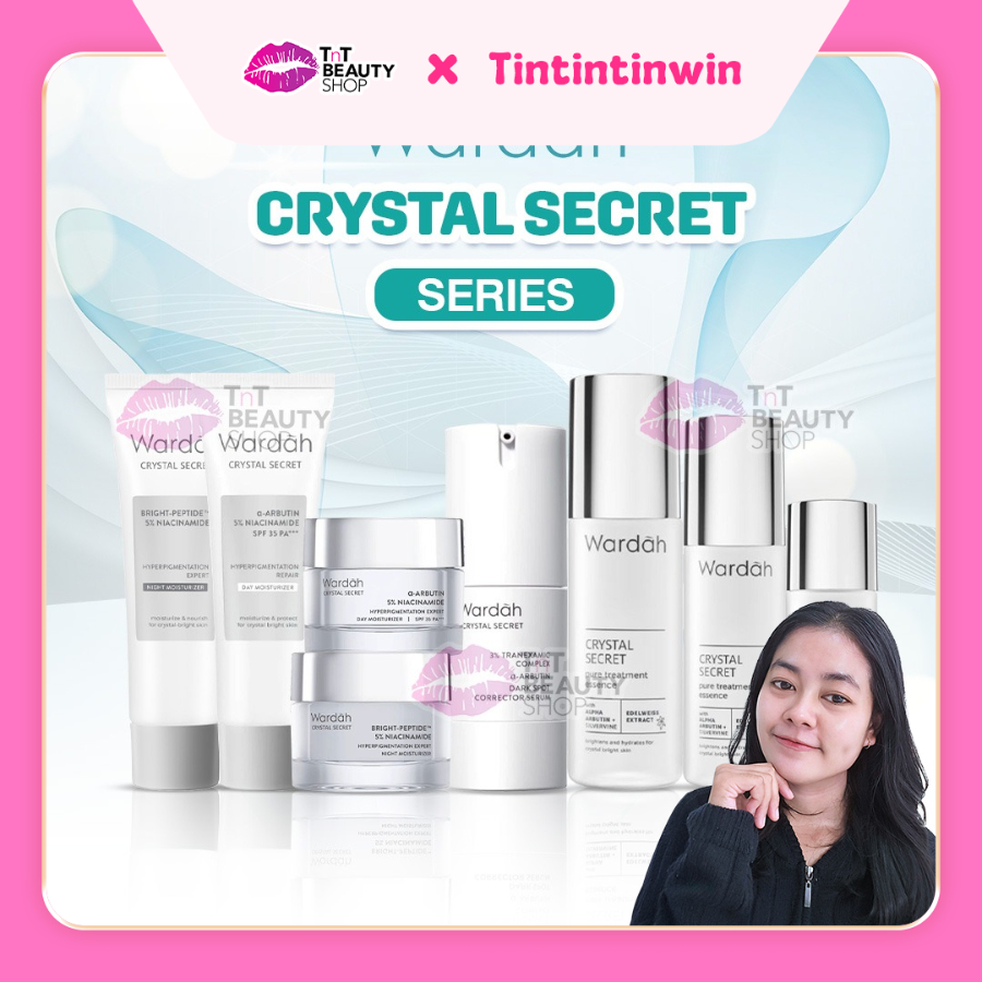 TINTINTINWIN - Wardah Crystal Secret Series | Day&Night Cream | Cleanser | Toner | Cleansing Gel | T