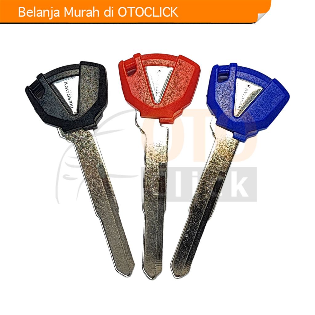 Kunci Motor Key Blank Transponder Bahan Kunci Kawasaki Ninja ZX 6 R ZX7R ZX9R ZX10R ZX12R ZX14R Z750