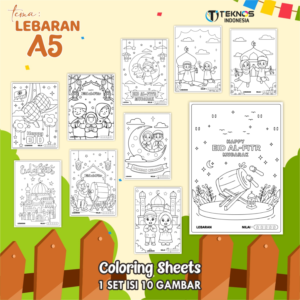 

[LEBARAN] LEMBAR MEWARNAI ANAK UKURAN A5 - KERTAS GAMBAR READY STOCK - COLORING SHEETS FOR KIDS