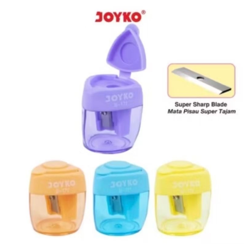 

Rautan pensil B-171 (1 pcs) / Serutan B-171 / Rautan 1 lubang B-171 per pcs