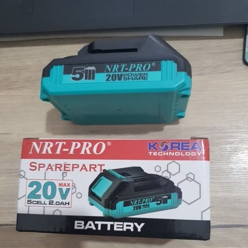 NRT PRO Baterai 20V Mesin Bor Baterai Cordless