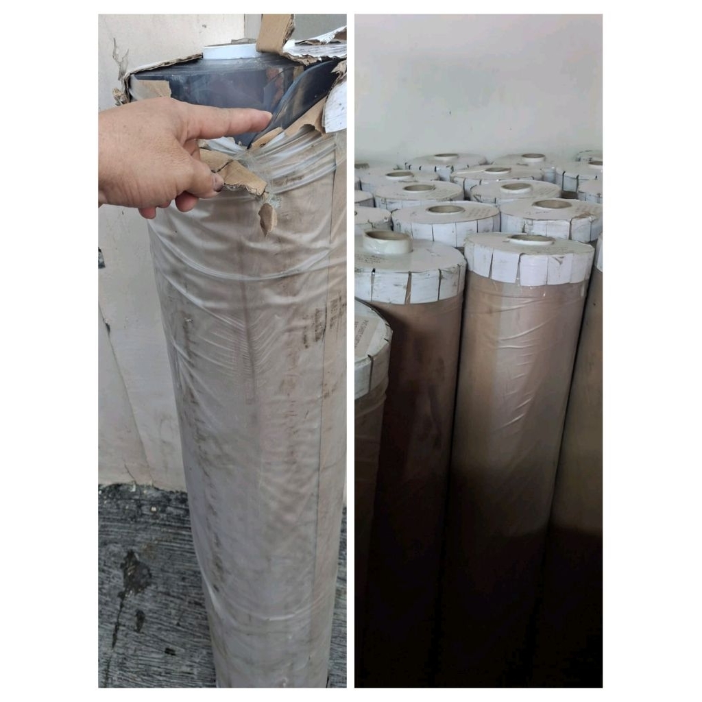 

mika PVC lentur tebal 1mm x 120cm x 40mter