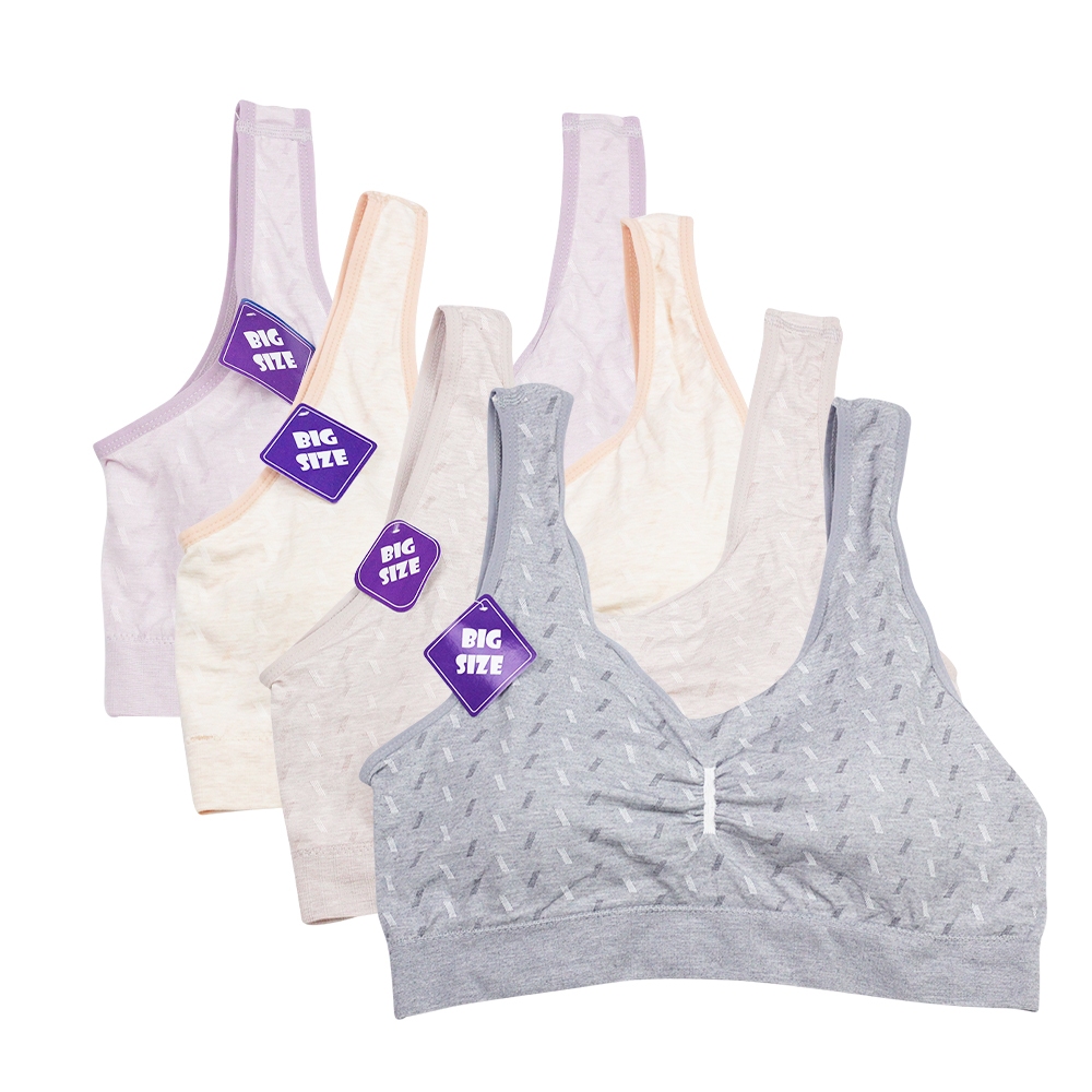 Grape - Bra Sport Atasan Tank Top Seamless Dengan Busa Big Size AT GM TM036