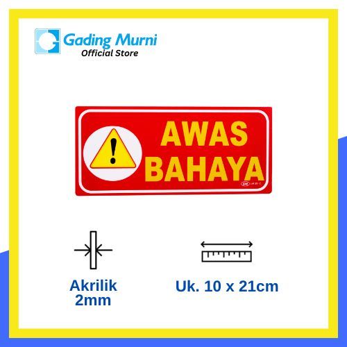 

GM LABEL AWAS BAHAYA LM 301 MEDIUM WARNA
