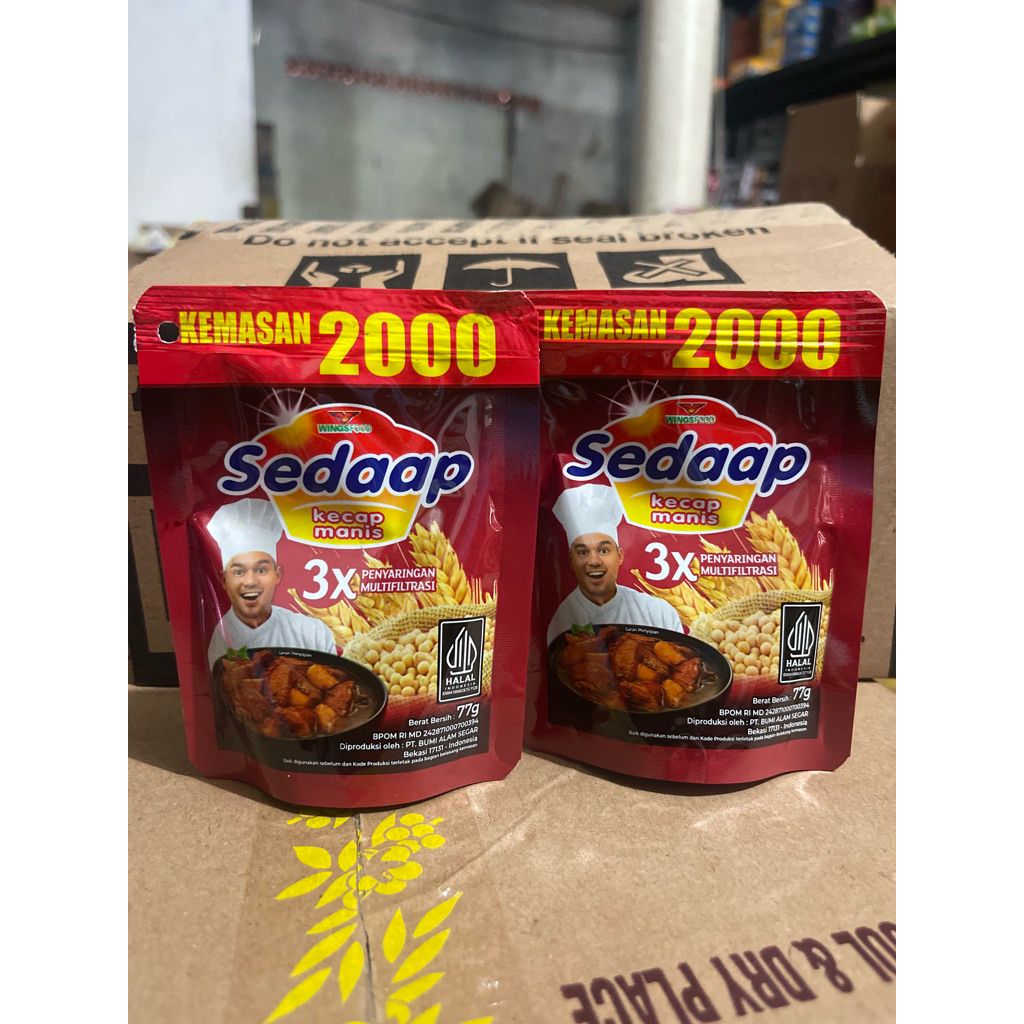 

Kecap Sedap Kecap manis 77gr 1karton