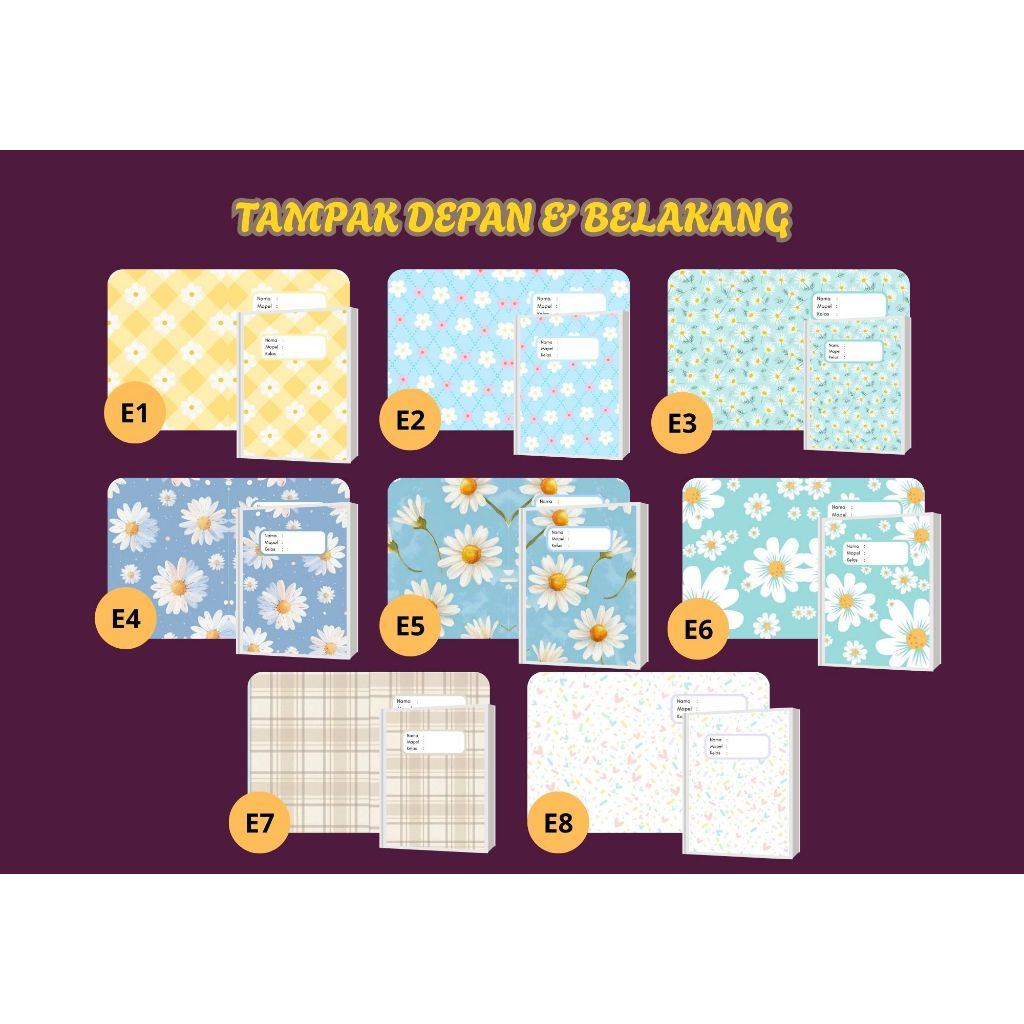 

Buku Tulis Aesthetic part 2 Custom Nama + BONUS Bolpoin Bisa Dihapus – Cover Premium Art Paper