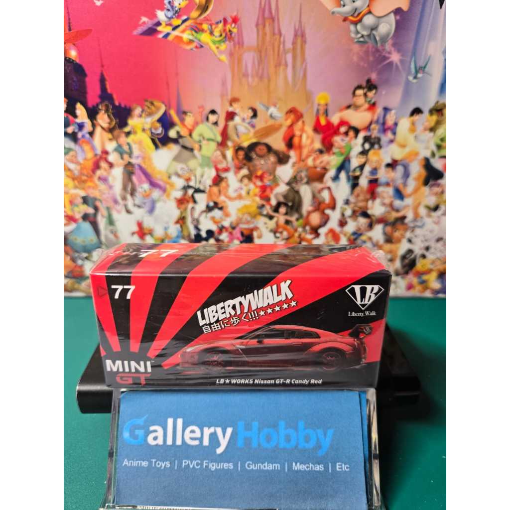 Mini GT 77 LB WORKS Nissan GT-R Candi Red