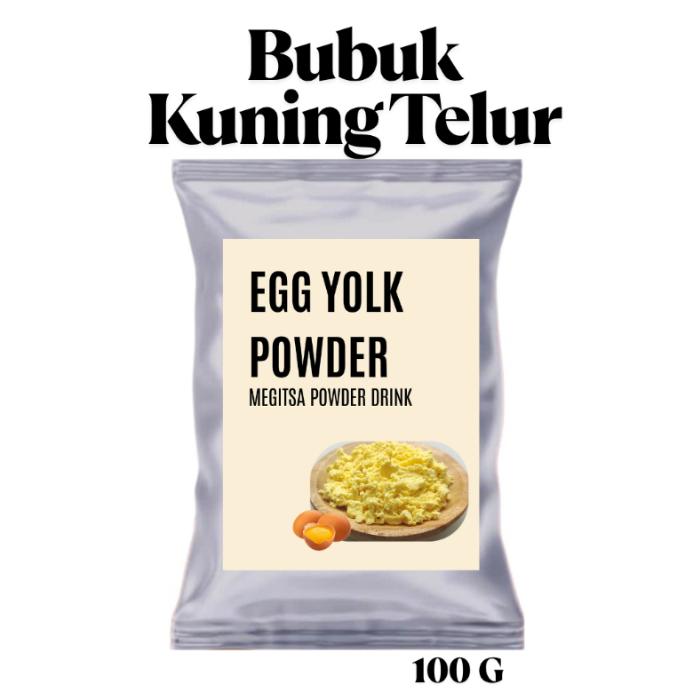 

Powder Egg Yolk / Tepung Kuning Telur 100G