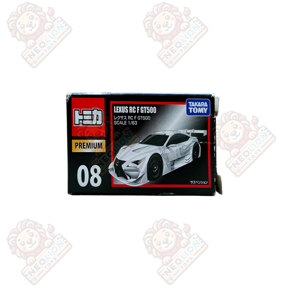 Diecast Premium Tomica Takara Tomy Lexus RC F GT500 No. 08