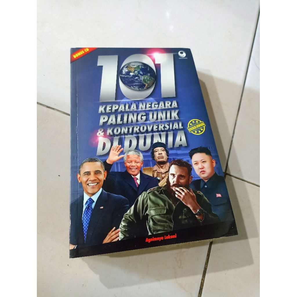 OBRAL BUKU MURAH ORIGINAL / BUKU PENGETAHUAN / REFRENSI / 101 KEPALA NEGARA PALING UNIK & KONTROVERS