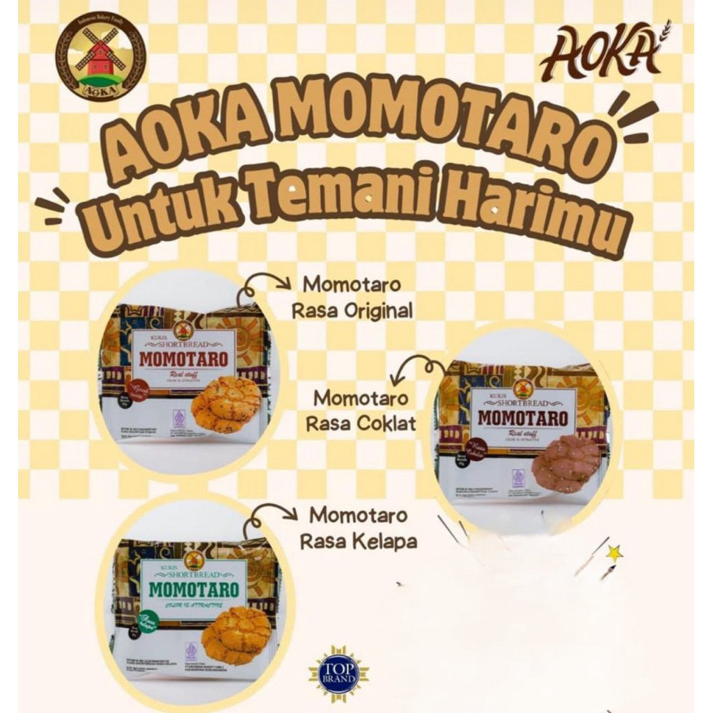 

Roti Aoka Momotaro 3 Rasa { 60 pcs }